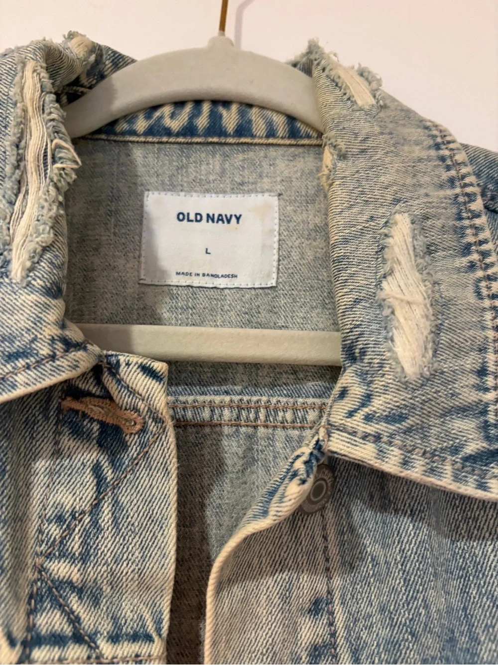 Old Navy Light Blue Washed Denim Jacket - Women